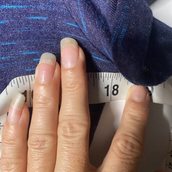 Matilda Jane Women SZ L Blue Curtain Call T Shirt Maxi Dress Stretch Pockets - Picture 7 of 7